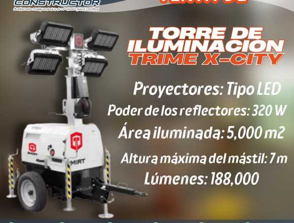 Torre de iluminación Trime x city