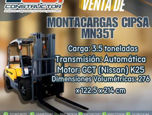 Montacargas cipsa mn35t en Sinaloa (Municipio)