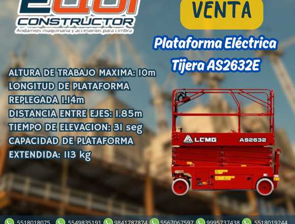 Plataforma Eléctrica Tijera (Interior/Exterior) en Monterrey (Municipio)