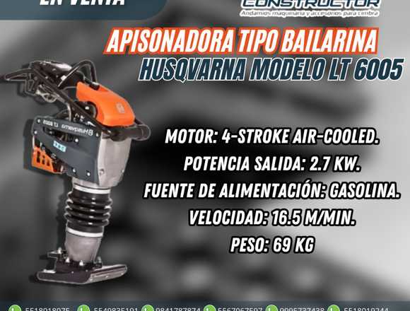 Apisonadora tipo bailarina Husqvarna LT 6005 en Guanajuato (Municipio)