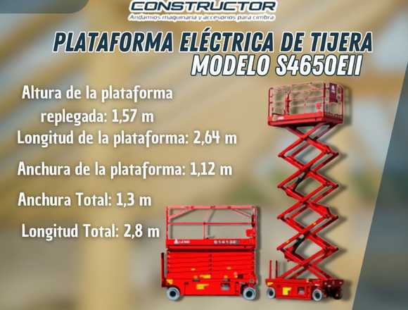 Plataforma Eléctrica de Tijera S4650EII en Chiapa de Corzo (Municipio)