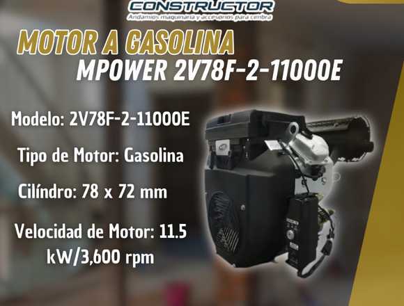 Motor a gasolina marca Mpower 2V78F-2 DE 24 HP en Chiapa de Corzo (Municipio)