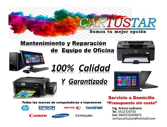 Reparacion y Mantenimiento de Equipo de Oficina en Iztapalapa (Municipio)