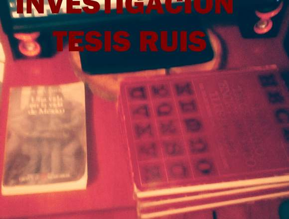 ASESORÍA DE TESIS-PROYECTOS DE INVESTIGACIÓN
