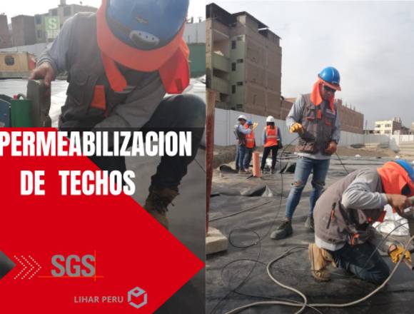 IMPERMEABILIZACIÓN DE TECHOS CON GEOMEMBRANAS en Lima (Lima 1) (Distrito)