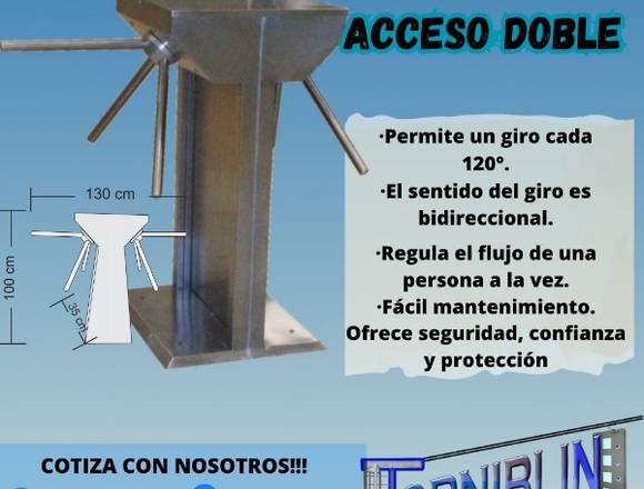 TORNIQUETE DE ACCESO DOBLE en Azcapotzalco (Municipio)
