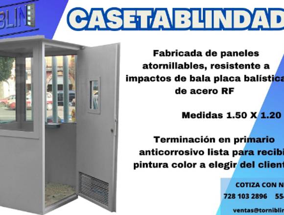 CASETA BLINDADA en Azcapotzalco (Municipio)