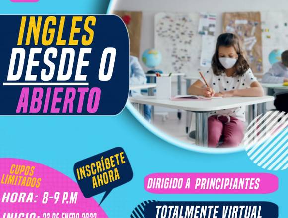 CLASES DE INGLÉS PARA PRINCIPIANTES DESDE 0 en Sucre (Localidad)