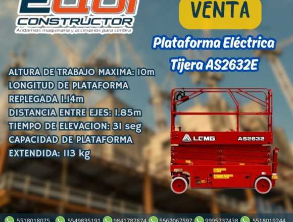 Plataforma Eléctrica Tijera (Interior/Exterior) en Coyoacán (Municipio)