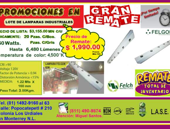 Lampara de Sobreponer de Led 60 Watts, en Mexicali (Municipio)