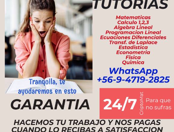 Ecuaciones diferenciales,Exámenes,Calculo, Algebra en Arica (Comuna)