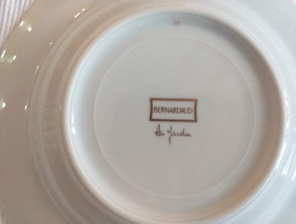 VAJILLA BERNARDEAU DE LIMOGE FRANCIA MUY FINA