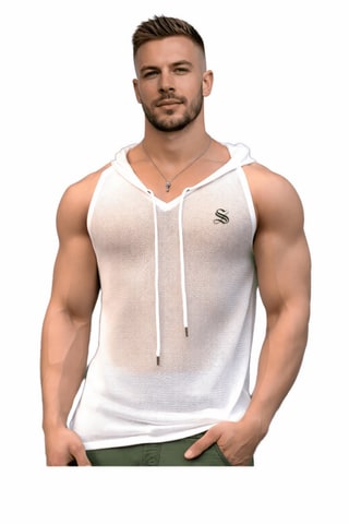 Playera Sin Mangas OHUT — Tank Top de Gimnasio Sarman Fashion en Coyoacán (Municipio)