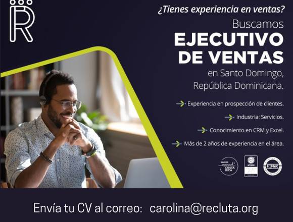 Ejecutivo de ventas de servicios en Santo Domingo de Guzmán (Municipio)