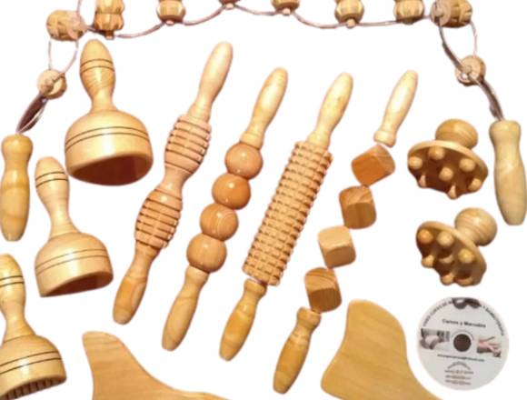Maderoterapia. Kit profesional de 12 instrumentos en San Cristóbal (Municipio)