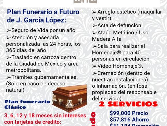J García López - Paquete de Cremación en Cuauhtémoc (Municipio)