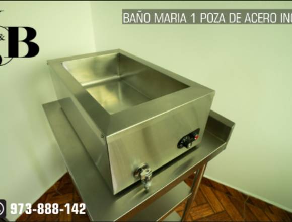 BAÑO MARIA EN ACERO INOXIDABLE DE 01 POZA MODULAR en Los Olivos (Lima 39) (Distrito)