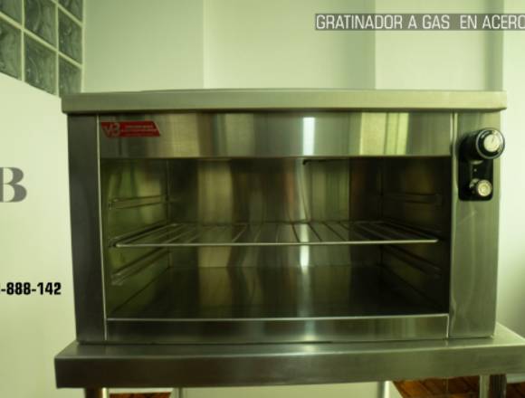 GRATINADOR A GAS EN ACERO INOXIDABLE en Los Olivos (Lima 39) (Distrito)