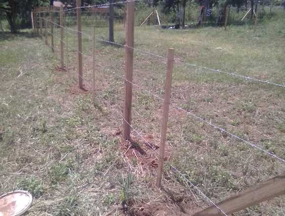 Cercados de perímetros metálicos para campos