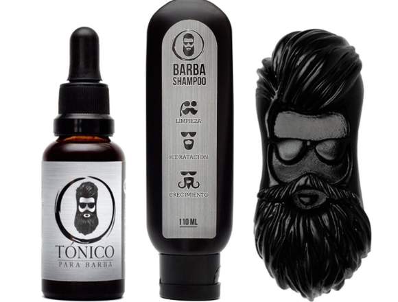 Tónico Para Barba + Barba Jabón + Barba Shampoo