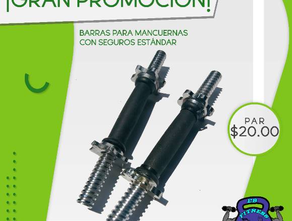 Barras para mancuernas con seguros en San Salvador (Municipio)