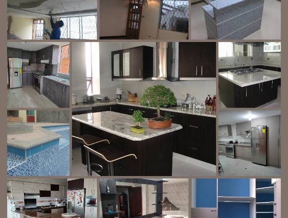 Muebles, mesones, pérgolas, grano lavado en Quito (Cantón)