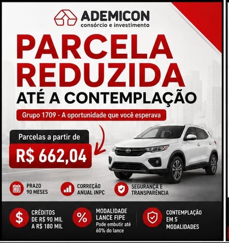 Oportunidade: Carro de 90 mil com parcela de 662,04
