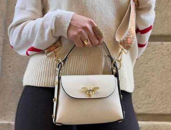 Bolso Cruzado L’Abeille en Blanco Cremoso en Sevilla (Municipio)