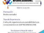 Auxiliar contable con conocimientos en SAP en Ciudad de Guatemala (Municipio)