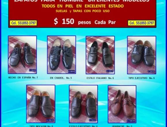 Zapatos para Hombre Diferentes Modelos
