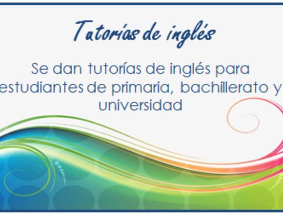 Tutorías y Clases de Inglés en Libertador (Municipio)