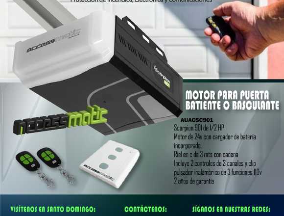 MOTOR PARA PUERTA BASCULANTE SCORPION 901