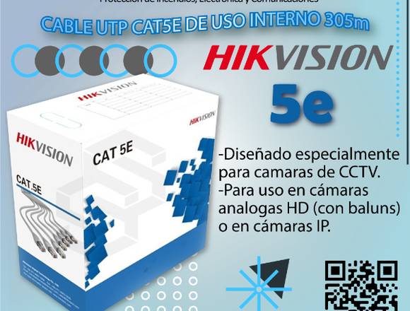 Cable UTP para CCTV HIKVISION en Quito (Cantón)