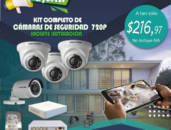 kits completos de Cámaras de seguridad CCTV