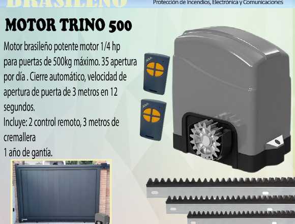 MOTOR BRASILEÑO PARA PUERTA CORREDIZA DE 500KG en Santo Domingo (Cantón)