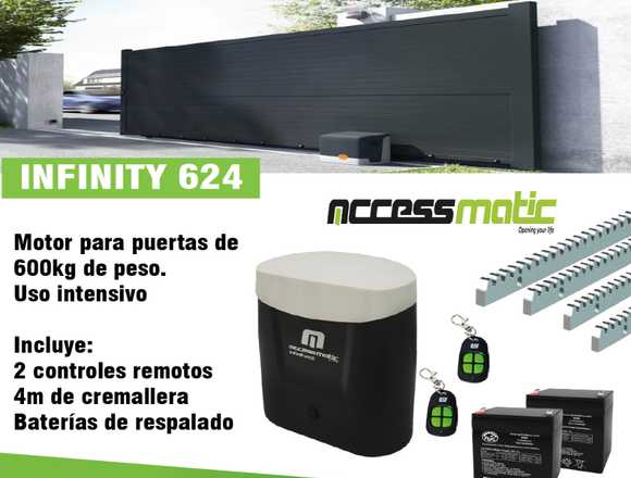 MOTOR CORREDIZO INFINITY 624 CON BATERÍAS