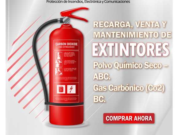 VENTA Y RECARGA DE EXTINTORES CO2 Y PQS en Quito (Cantón)