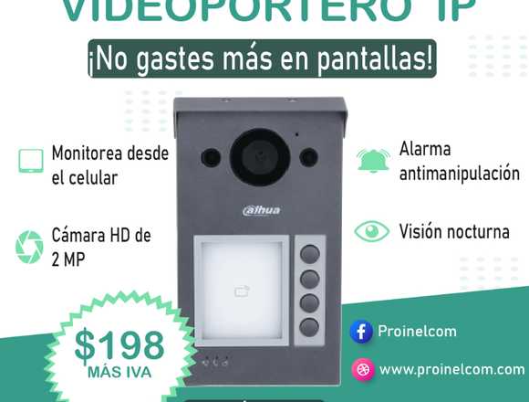 VIDEO-PORTERO IP MONITORIEA DESDE EL CELULAR en Quito (Cantón)
