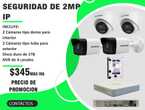 KIT DE 4 CÁMARAS DE SEGURIDAD DE 2MP IP en Santo Domingo (Cantón)