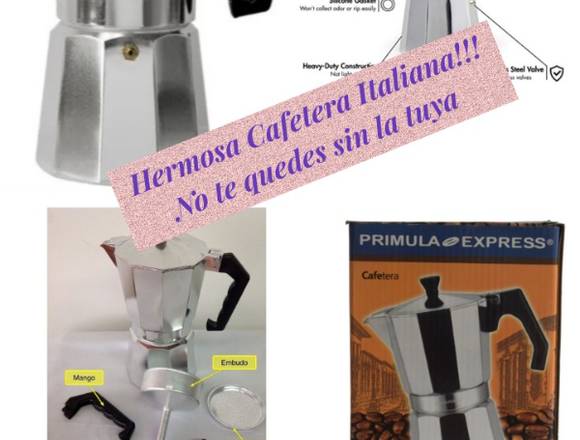 HERMOSA CAFETERA ITALIANA
