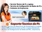 Servicio Técnico de pc a Domicilio 24horas