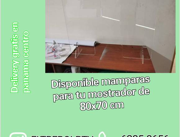 Mamparas en acrilico