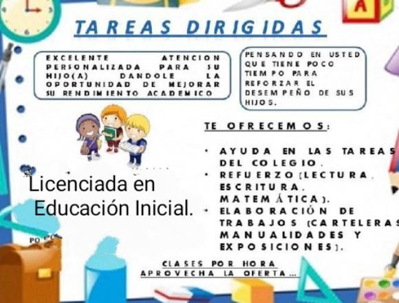 Tareas Dirigidas a Domicilio en Libertador (Municipio)