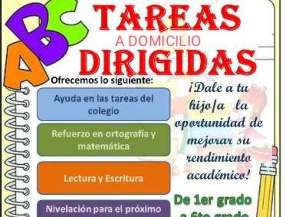 Tareas Dirigidas a Domicilio en Libertador (Municipio)