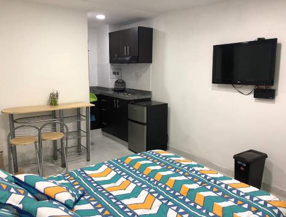 Apartaestudio Amoblado Calle 80