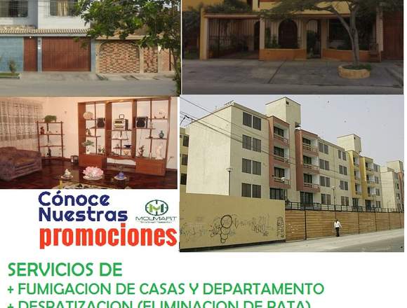 Fumigación de casas, departamentos y empresas en Lima (Lima 1) (Distrito)