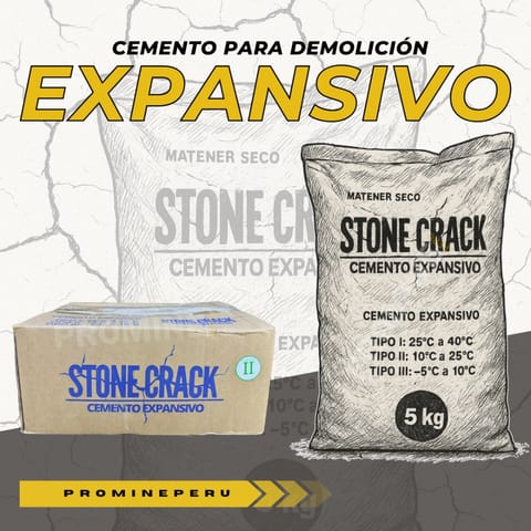 Cemento expansivo – Agente demoledor 20 kg
