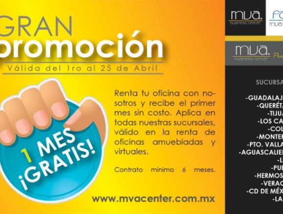 RENTA DE OFICINAS PARA TU EMPRESA en Tijuana (Municipio)