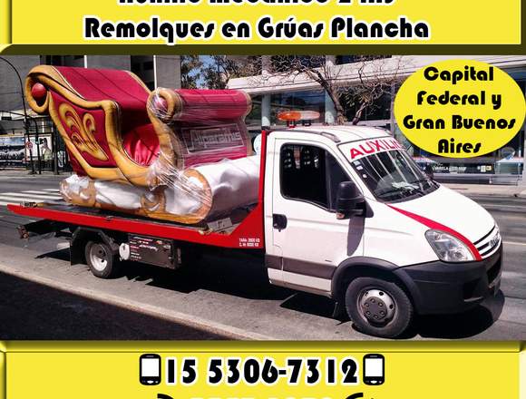 Auxilio las 24 hs 153032-1698 Traslados en Lago Buenos Aires (Localidad)