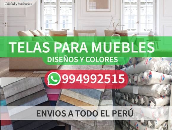 TELA PARA TAPIZAR SILLAS, EN VARIEDAD DE DISEÑOS en Cusco (Distrito)